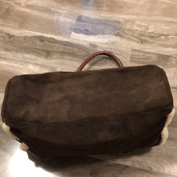 🔥🔥ITALIAN GENUINE SHEARLING SATCHEL